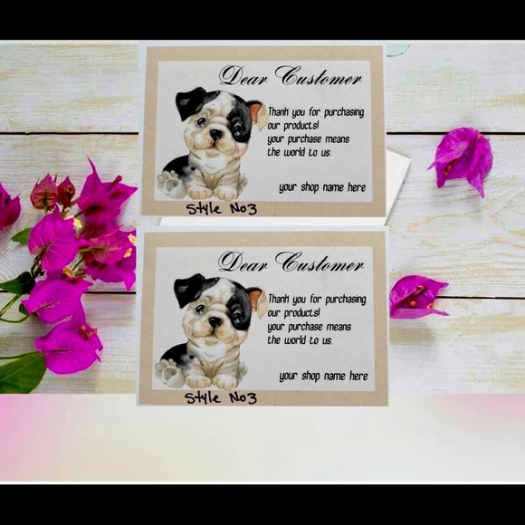 New Poshmark Thank you For Your Business Cards, 100 TY   Cards - Picture 4 of 10